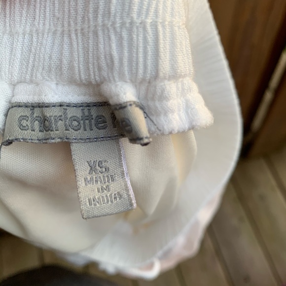 Charlotte Russe White Soft Drawstring Shorts - Picture 5 of 8